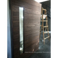 Interior UV painted panel pivot wood door with glass for office